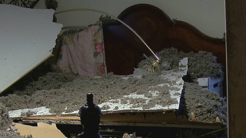 Insurance company can't find a reason why it collapsed.