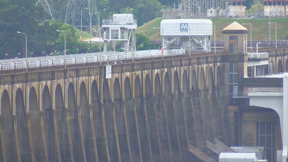 The roadway across Wilson Dam will be closed until the fall.