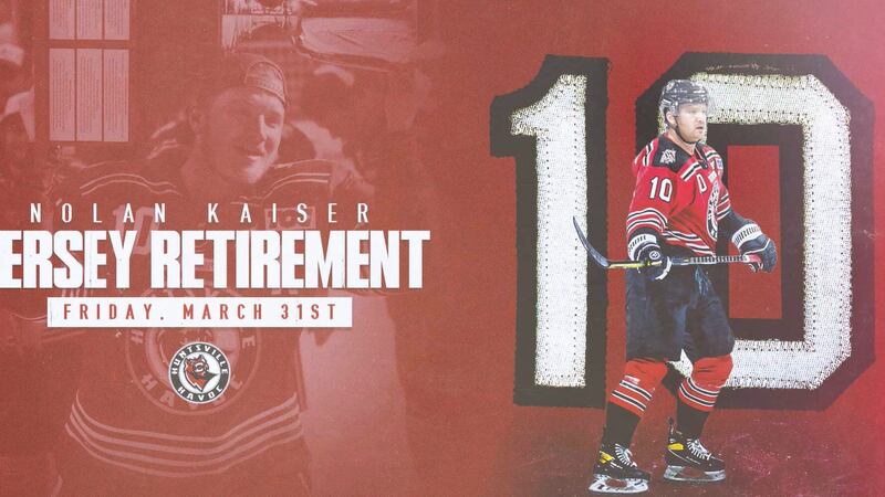 Havoc to retire Nolan Kaiser's jersey on Mar. 31