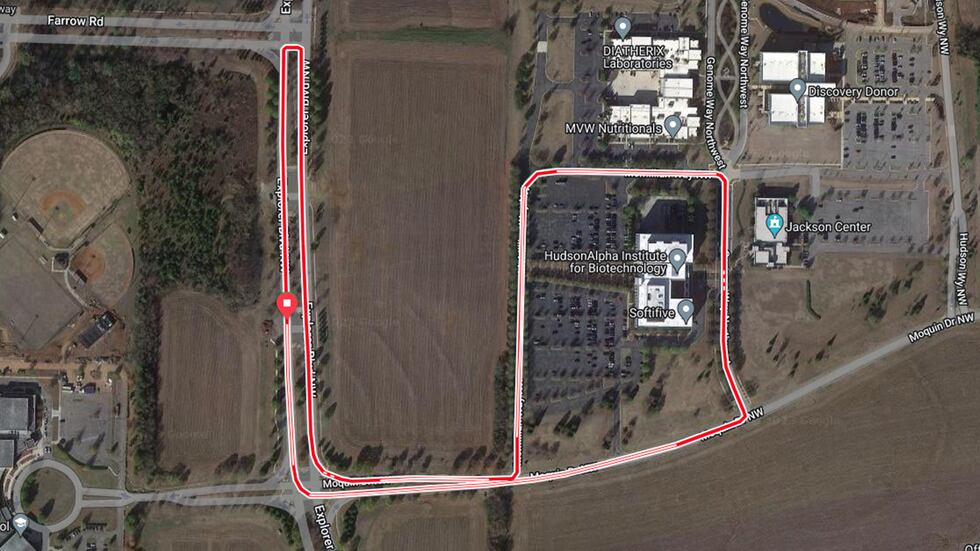 The last race Monday will be on the Hand Cycle Relay Course.