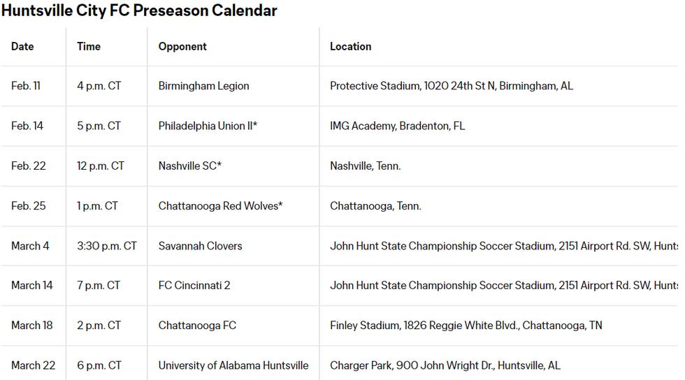 The teams first home game will be held on March 4.
