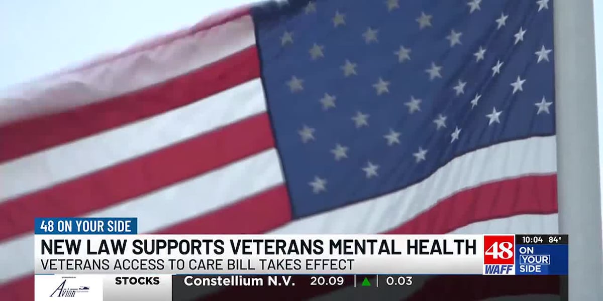 New law in Alabama ensures mental healthcare for veterans New law in Alabama ensures mental healthcare for veterans