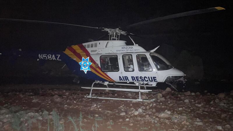 The sheriff’s search and rescue team, along with a Department of Public Safety helicopter out...