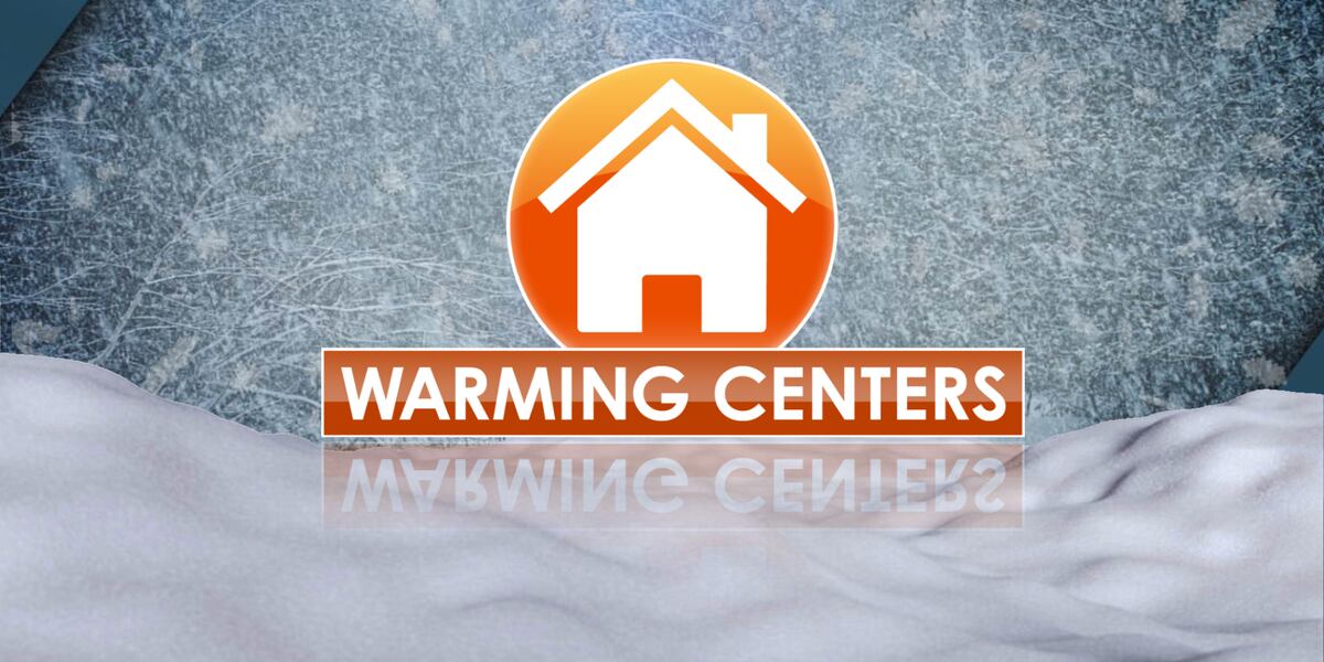 Warming centers open across the Tennessee Valley for winter weather