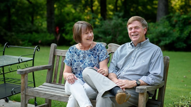 Eula at home with husband, Mayor Tommy Battle.