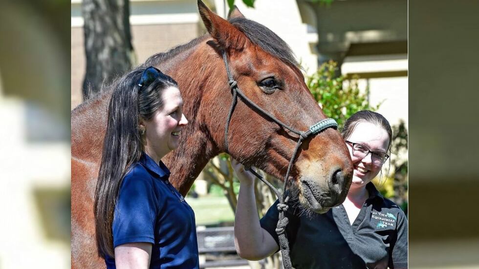 Trouper’s photo was in many magazines, including “Horse & Rider.”