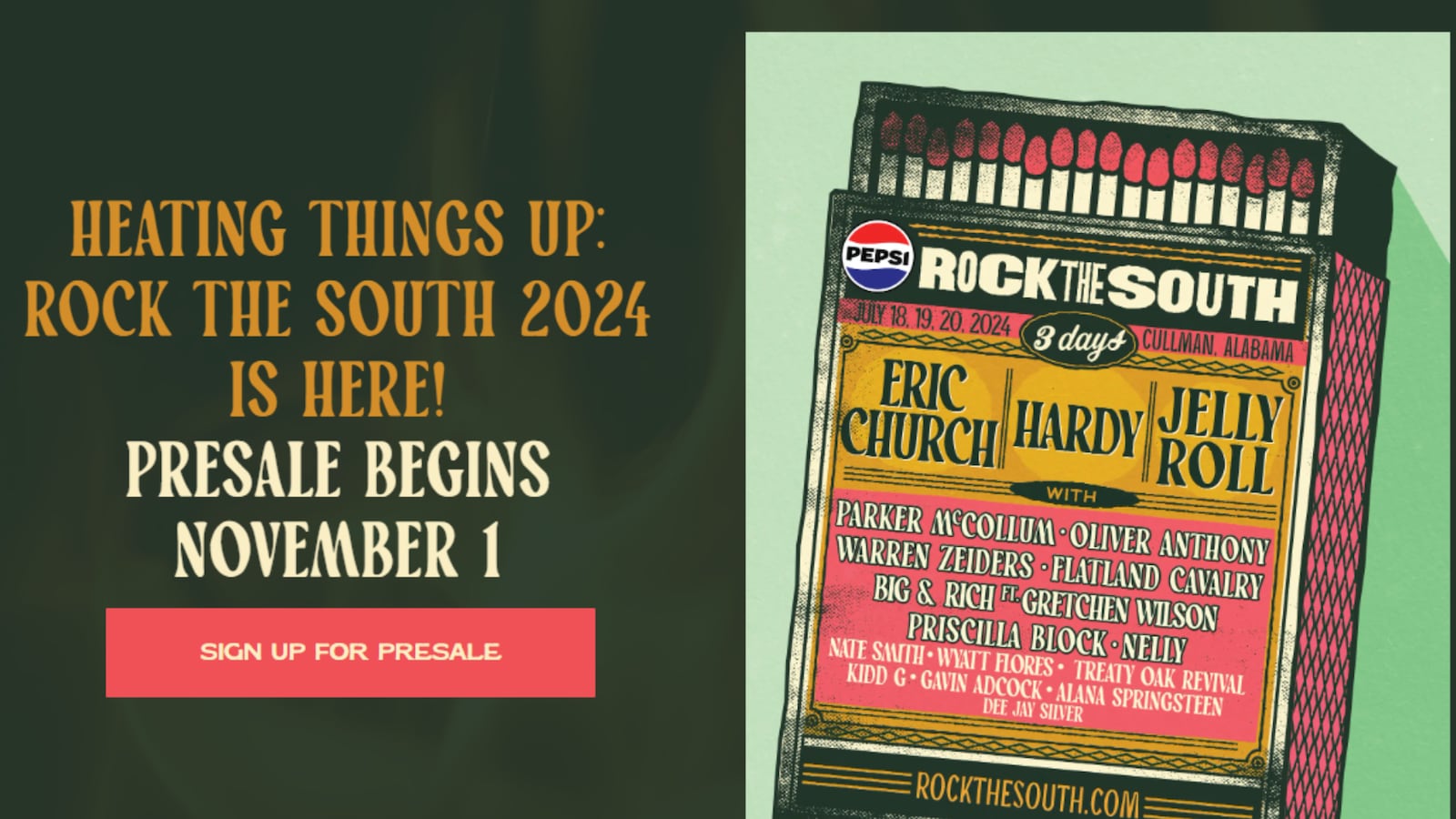 Rock the South 2025 lineup announced