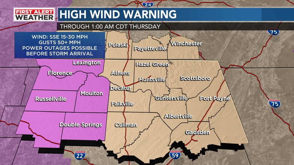 WAFF High Wind Warning
