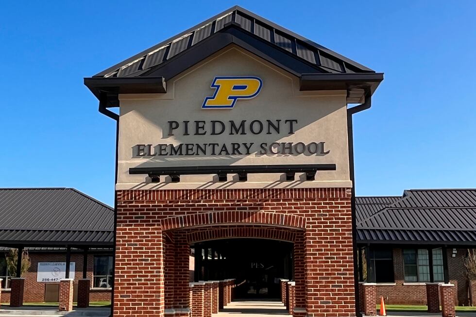Piedmont Elementary School is seen in Piedmont, Ala., on Thursday, Aug. 31, 2023. Piedmont...