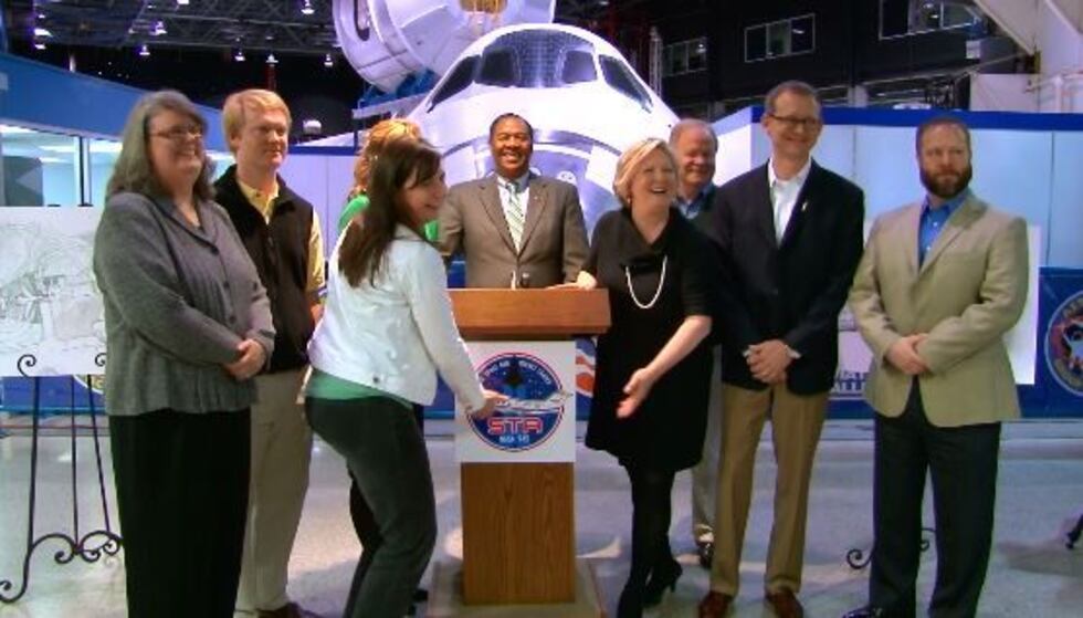 Officials celebrated the Space & Rocket Center's 44th anniversary.