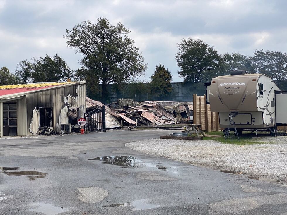 Another look at the fire damage in Decatur Friday morning