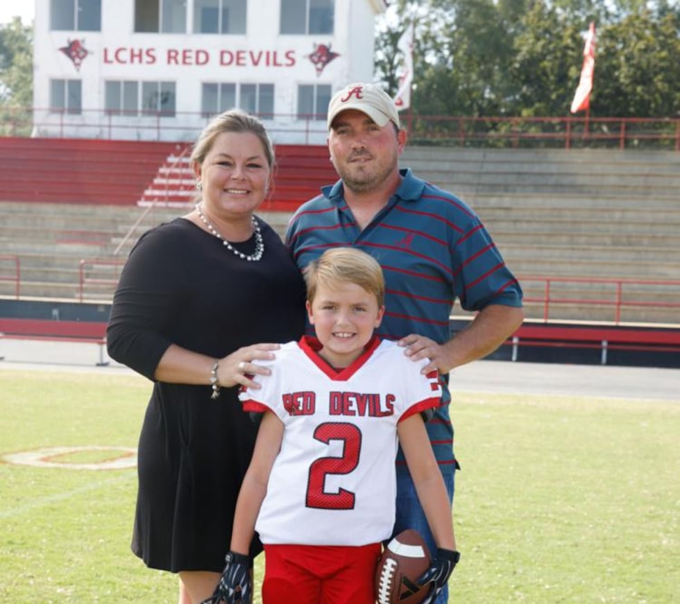 Keisha Cross Godsey, Justin Chase Godsey and Landen Godsey