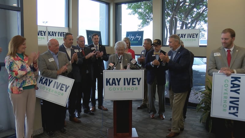 Governor Ivey flew into Huntsville Monday, and so did a prominent senator from Texas to campaign.