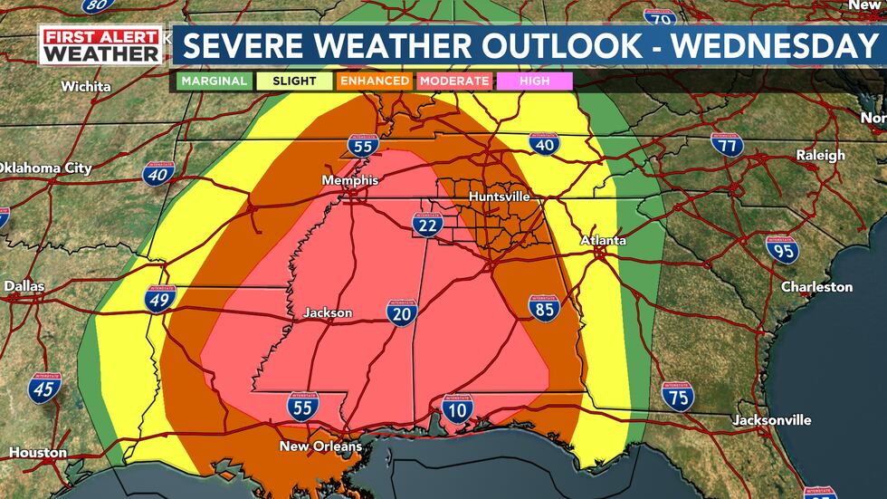 WAFF SPC Outlook