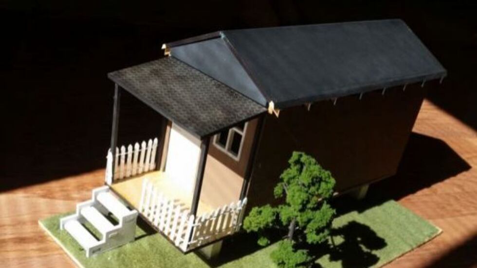 Reed got the idea for the tiny, portable homes after several shared meals with homeless near...