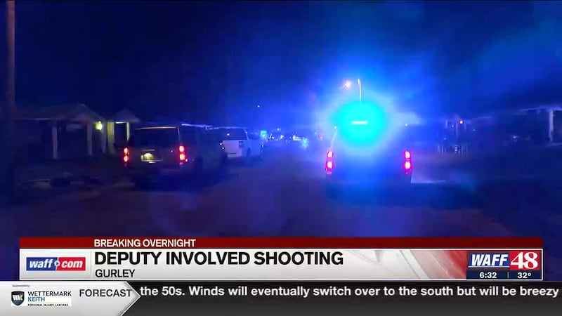 Deputy involved shooting in Gurley
