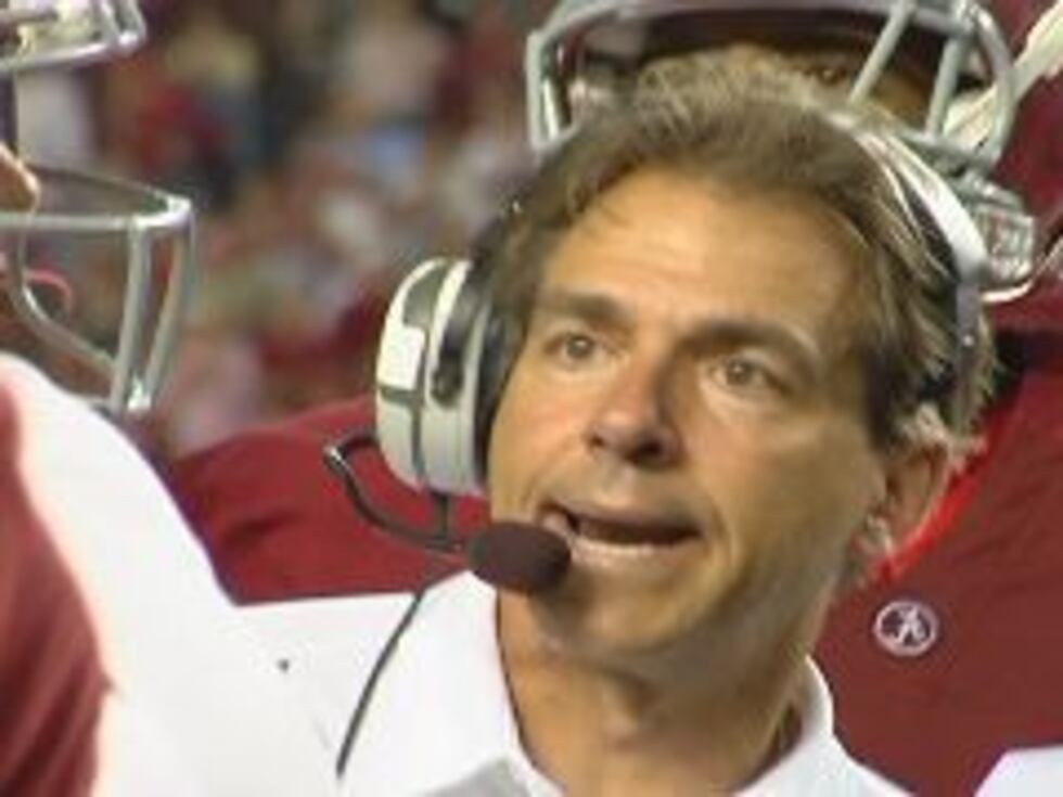 Alabama Head Coach Nick Saban
